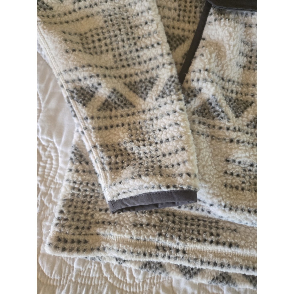 Carhartt Women's Relaxed Fit Fleece Pullover Snap Sherpa Aztec Size Large L - Picture 6 of 9
